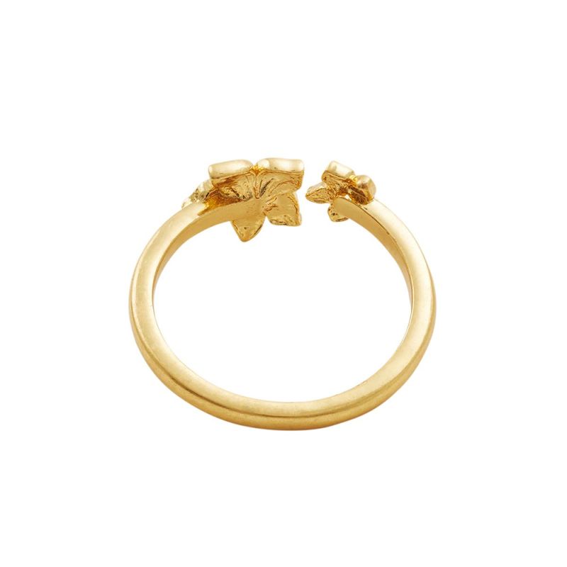 Fable Jasmine Pearl Ring – Gullbelagt ring med perler