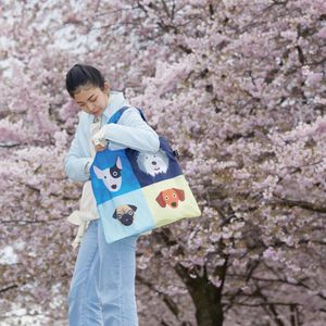 Hovedbilde Handlenett fra LOQI – Hundemotiv av Stephen ...