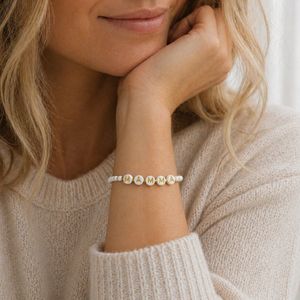 Hovedbilde MAMMA hvitt perlearmb&aring;nd – Malin Tveit ...