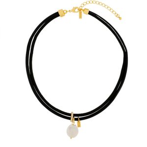 Hovedbilde DANSK Audrey skinn halskjede