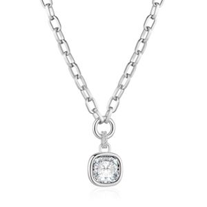 Hovedbilde Marina Necklace – s&oslash;lvfarget halskjede fra ...
